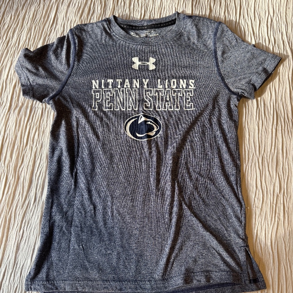 under armour penn state nittany lion workout top